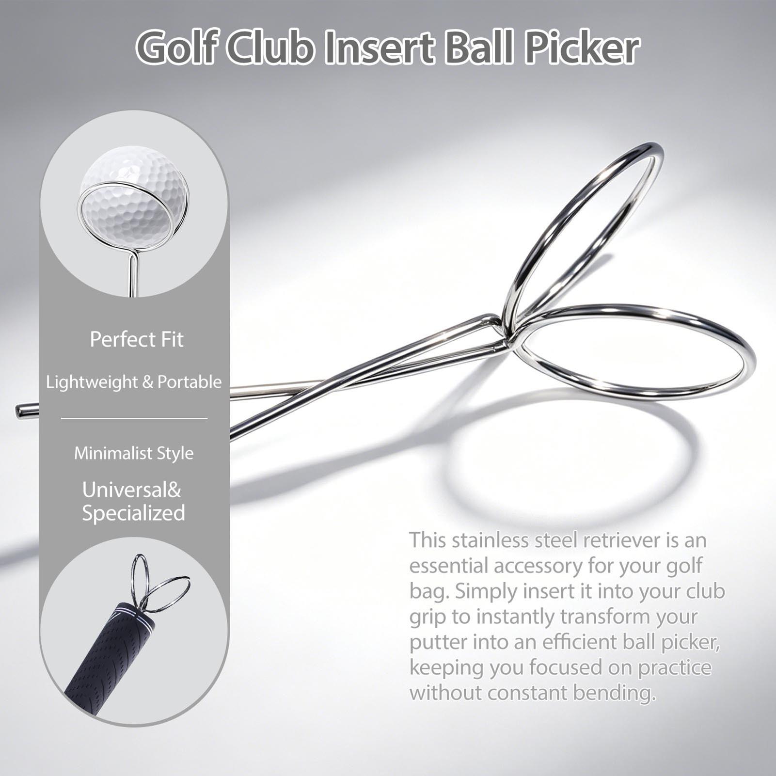 Golf Putter - Ramasseur de balles de golf portable,