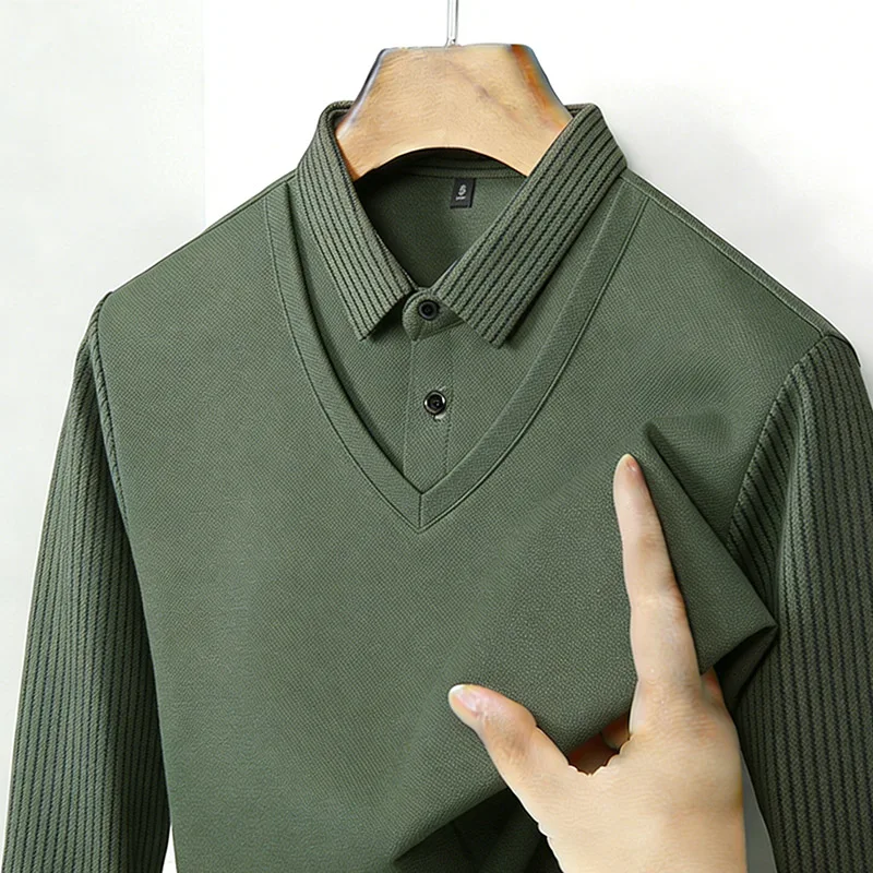 Chemise à col en V à manches l - Golf Tees avis et prix