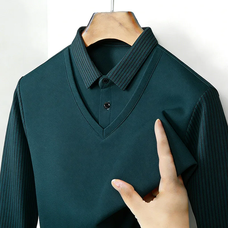 Chemise à col en V à manches l - Golf Tees avis et prix
