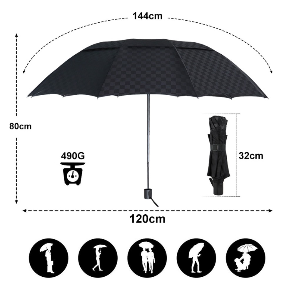 Grand Parapluie Double Couche  - Golf Umbrella Large avis et prix
